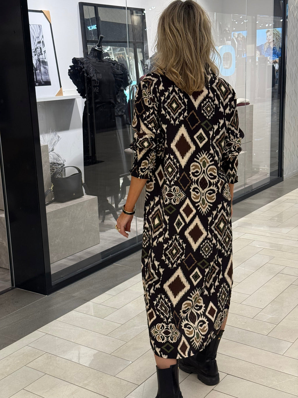 Tunika Merle – Grün/schwarz