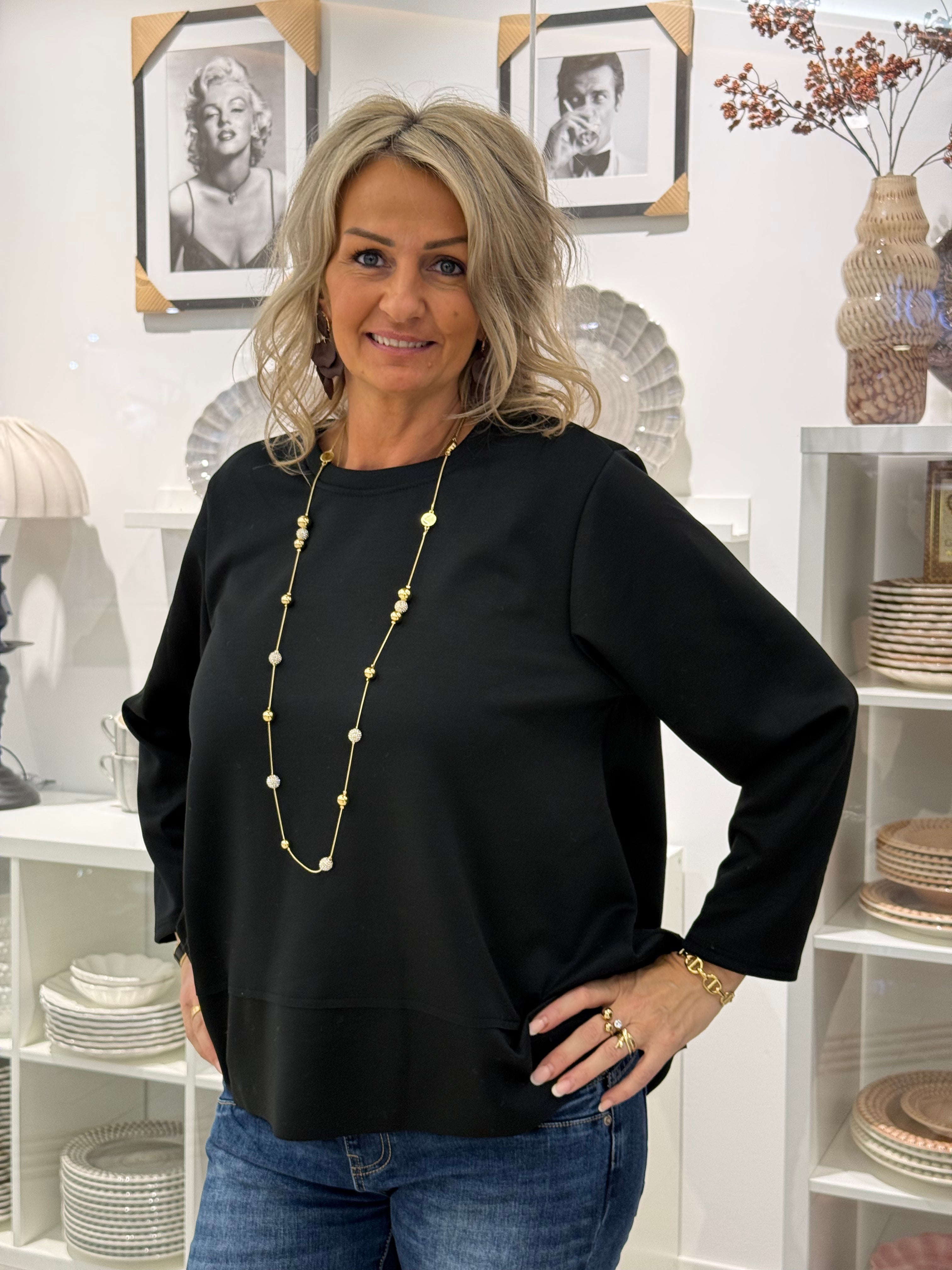 Sweatshirt Mdcpine – Schwarz