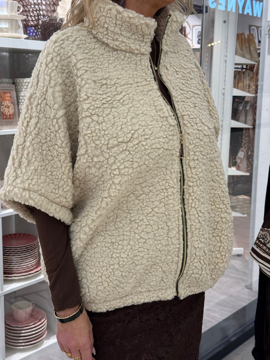 Weste Teddy – Beige