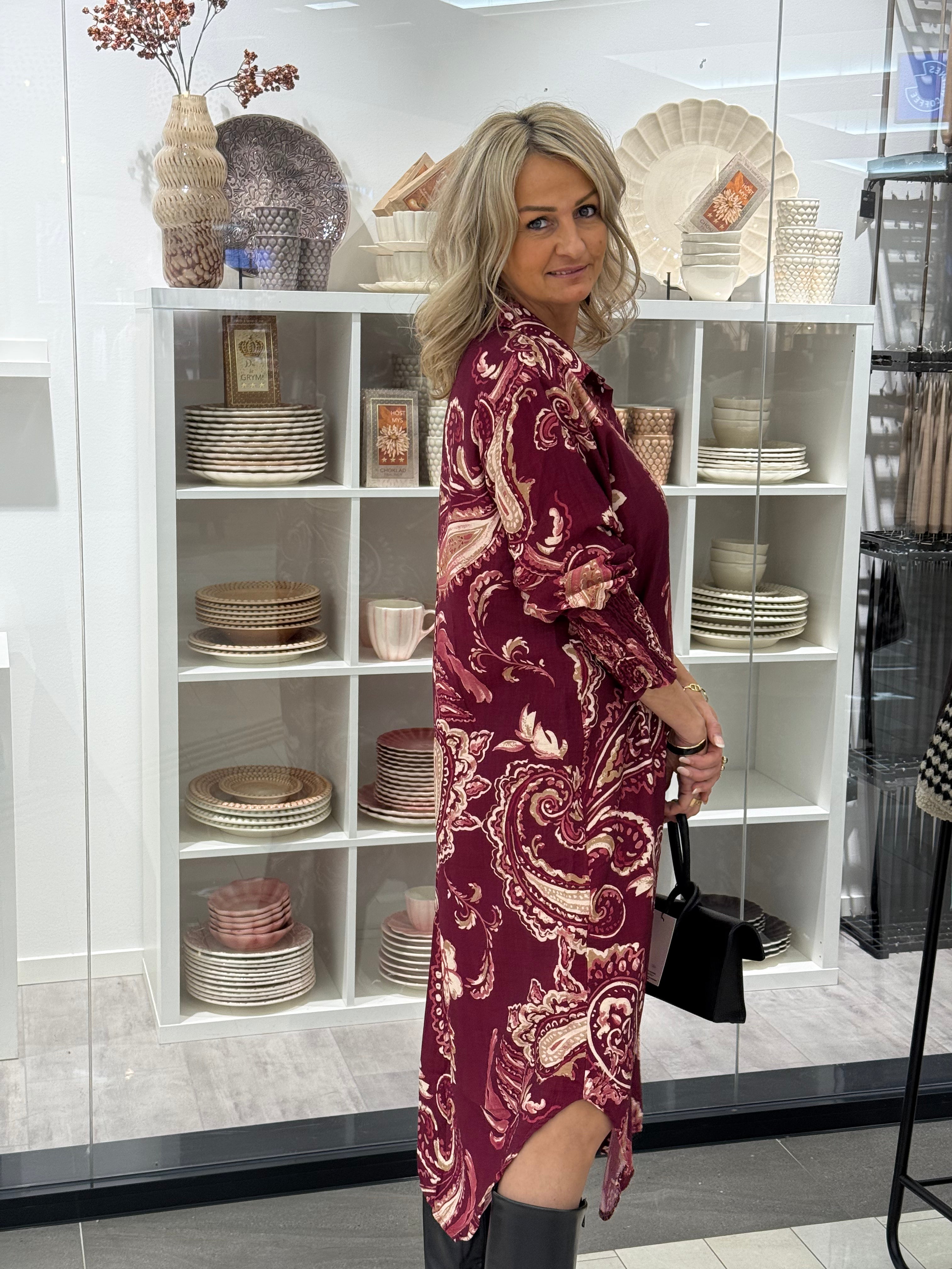 Merle Dress – Bordeaux